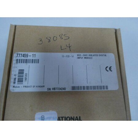 National Instruments SCC-DI01 ISOLATED DIGITAL INPUT MODULE 185106A-01